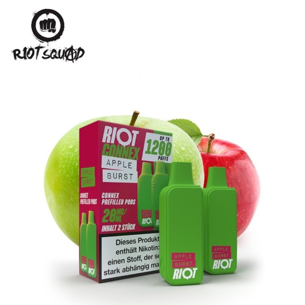Riot Squad Connex - Apple Burst - Pods 20mg